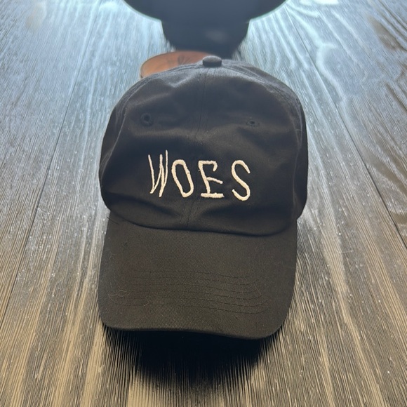 Drake Woes Embroidered Black Cap - Picture 1 of 1